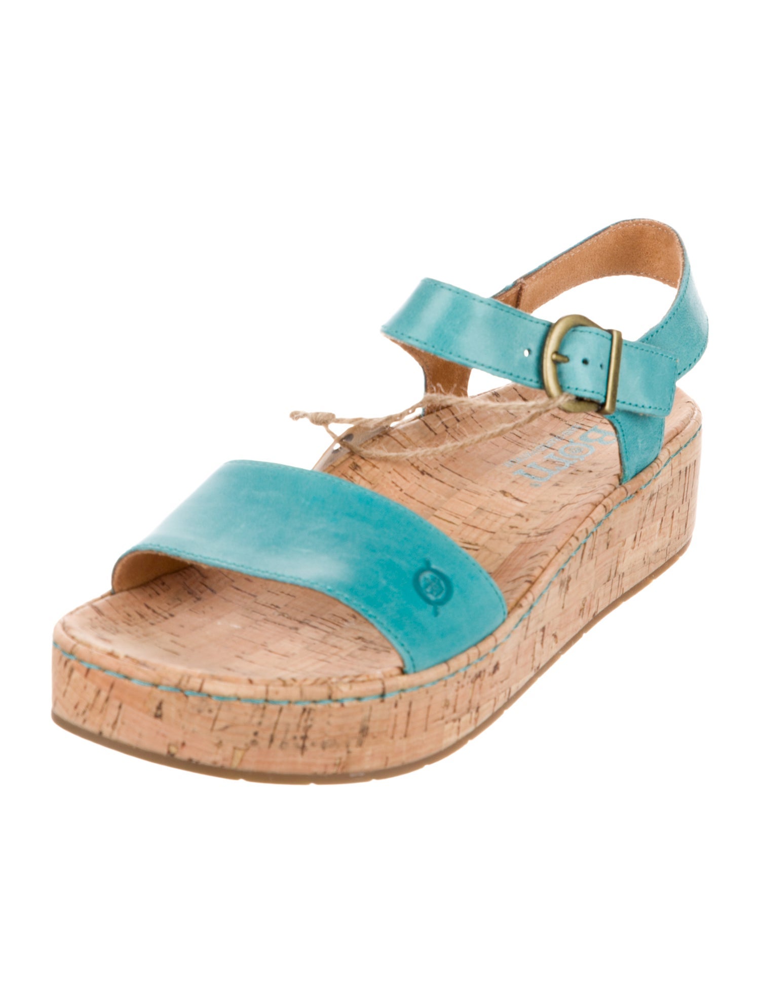 Born Leather Leather Trim Embellishment Espadrilles